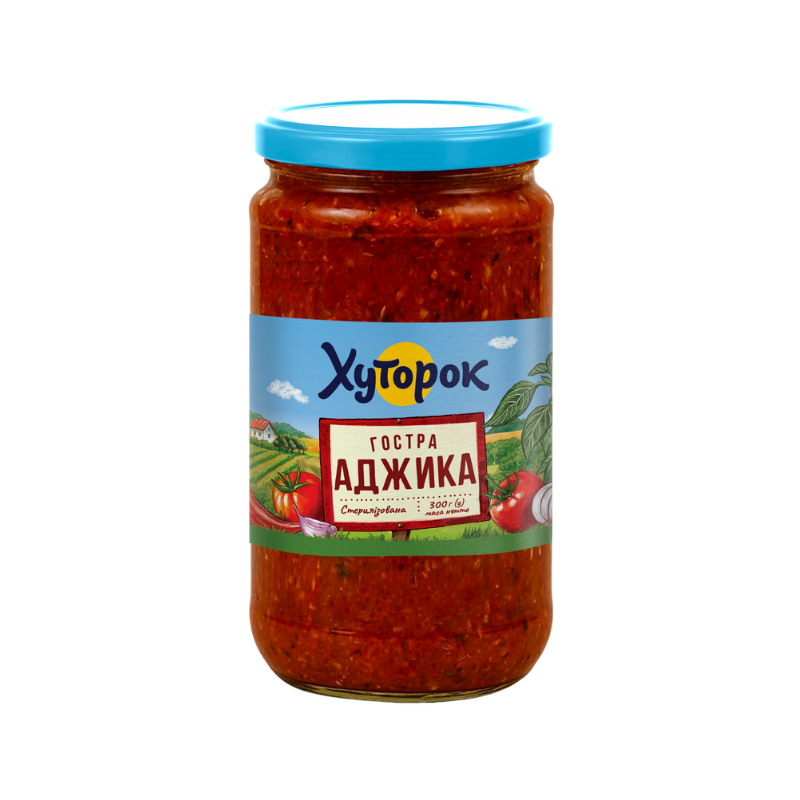 Аджика гостра ТМ "Хуторок" 300г